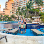 Family fun at the pool in Cancun resort
