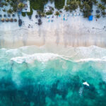aerial view of Puerto Morelos Mexico