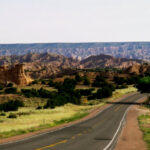 scenic drive along the high road to chimayo new mexico