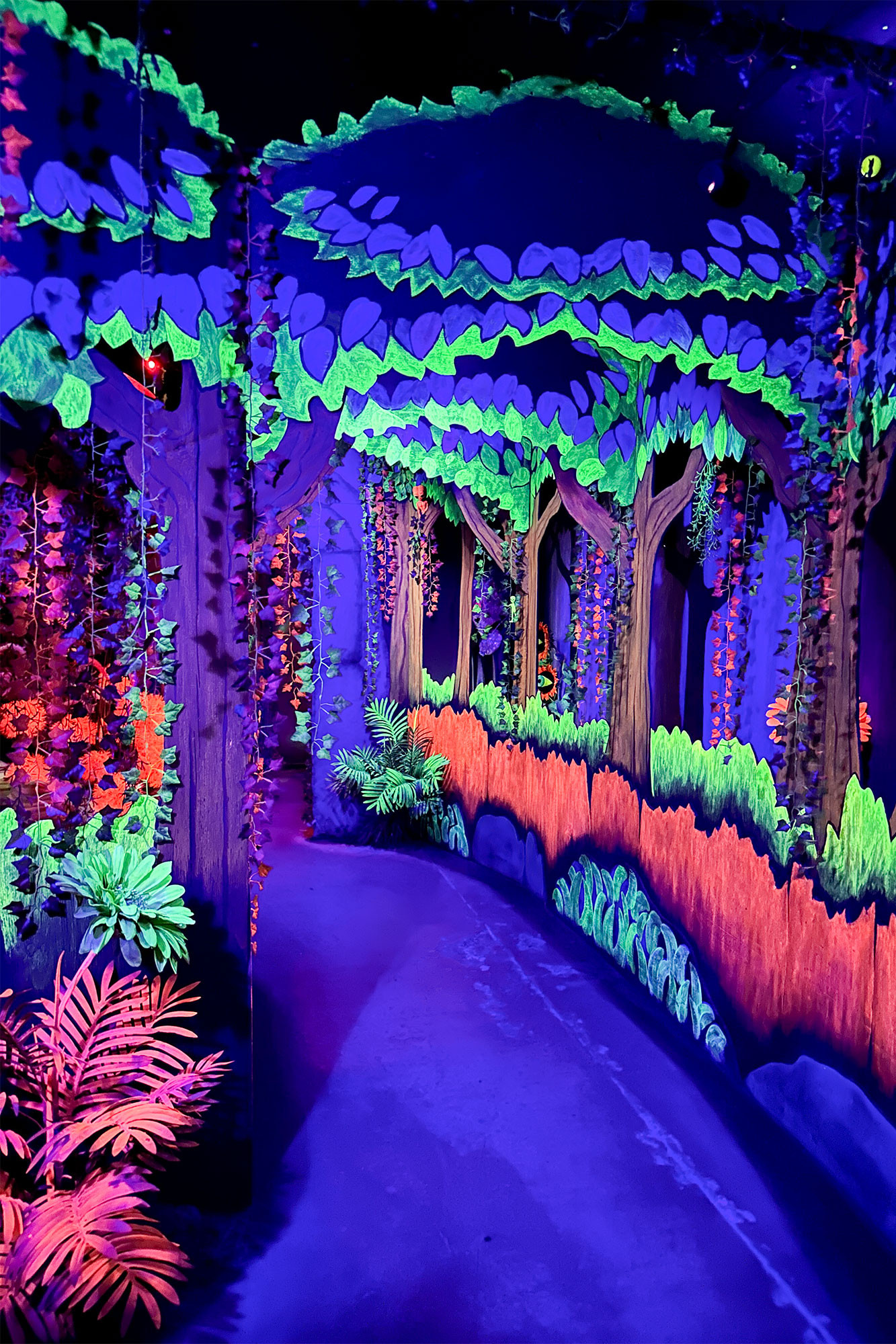 Interior of Roswell, New Mexico attraction UFO Spacewalk