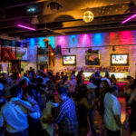 Full dance floor at Mérida’s Sunday social at Las de Guanatos restaurant