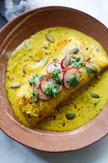 Image of Shrimp Enchiladas, a flavorful Mexican dish.