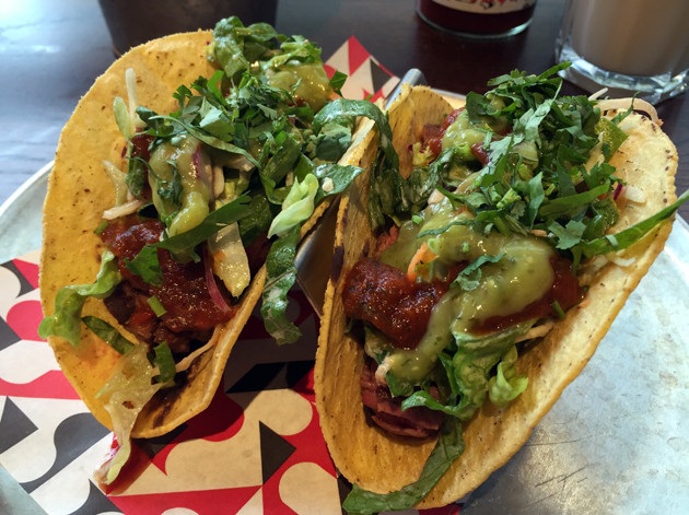 steak tacos at df mexico tottenham court road