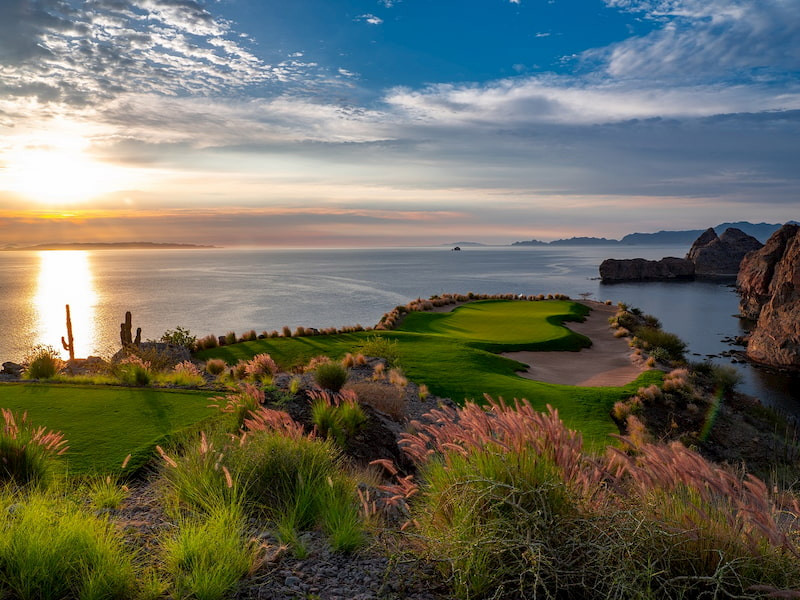 Sunset at Danzante Bay Loreto Baja Sur Mexico, showcasing the stunning natural beauty