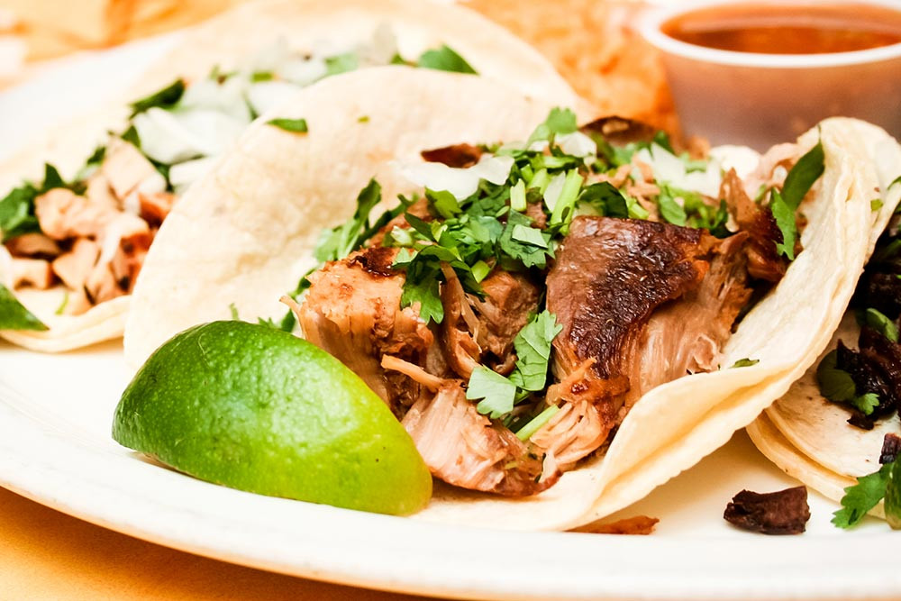 Combination Plate with Tacos
