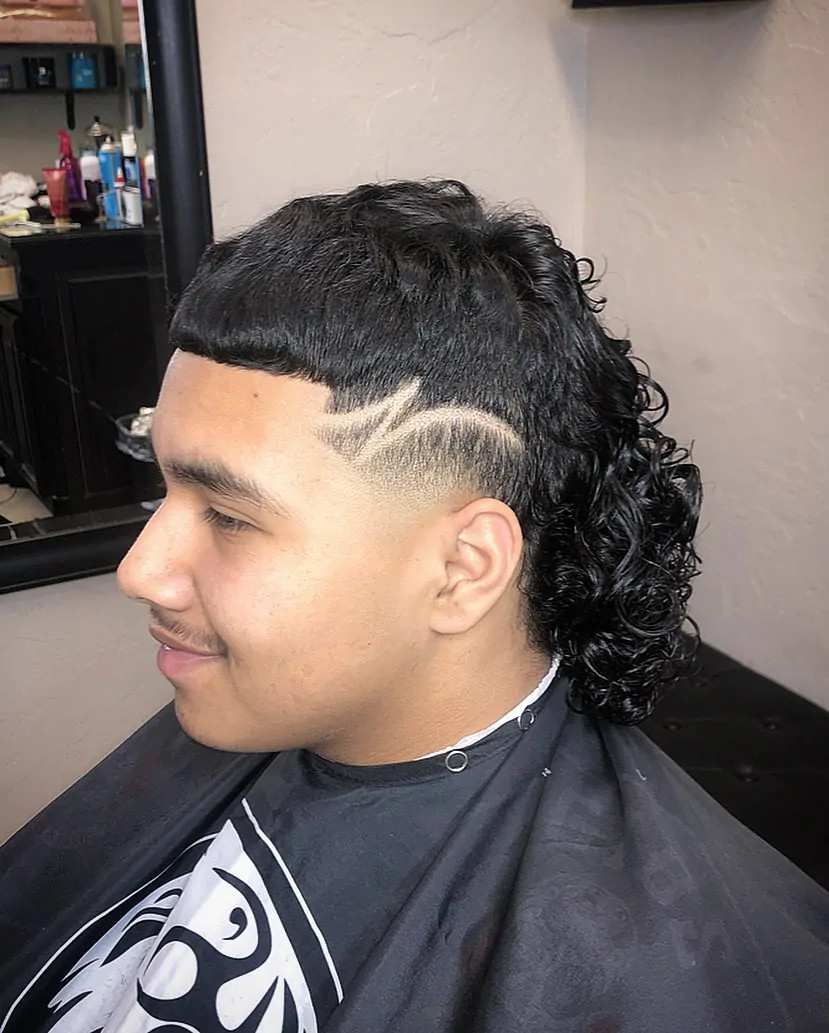 Takuache Cuh Haircut embodying Mexican-American youth culture