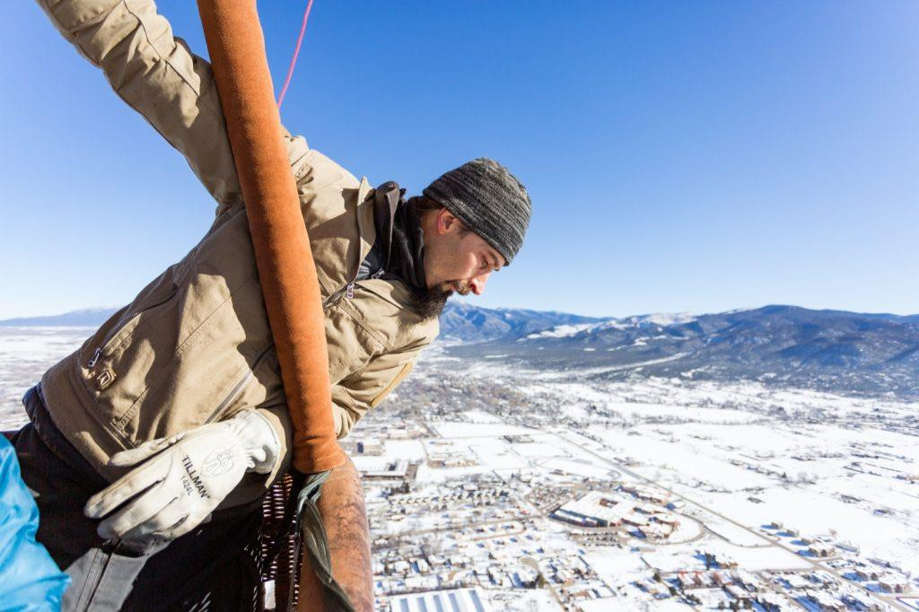 Peaceful morning hot air ballooning experience in Taos New Mexico