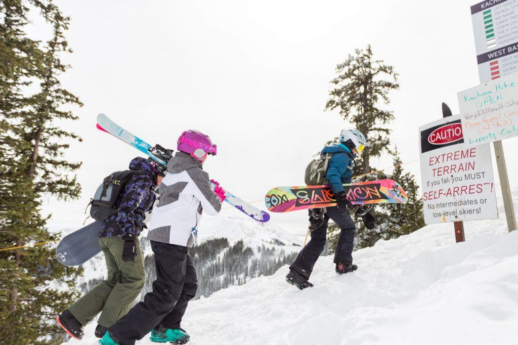 Scenic views of Taos Ski Valley slopes perfect for winter sports
