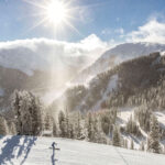 Skiers at Taos Ski Valley