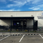 Exterior view of Fiesta Azul Tequila Kitchen, showcasing the building's south-facing entrance
