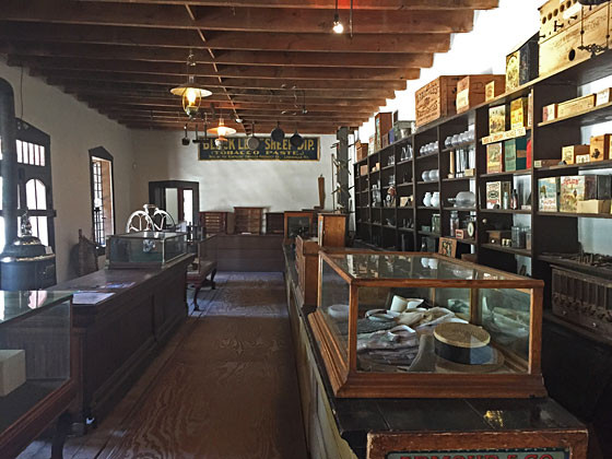 Inside the Tunstall Store Museum, Lincoln, New Mexico