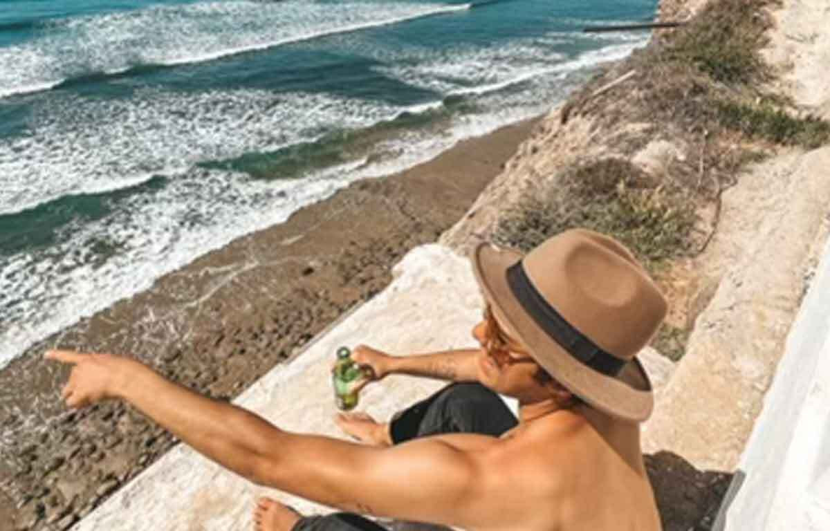 Checking the waves near Primo Tapia, Baja California, Mexico, a reminder of the rewarding surf experiences awaiting those who travel responsibly in Mexico.