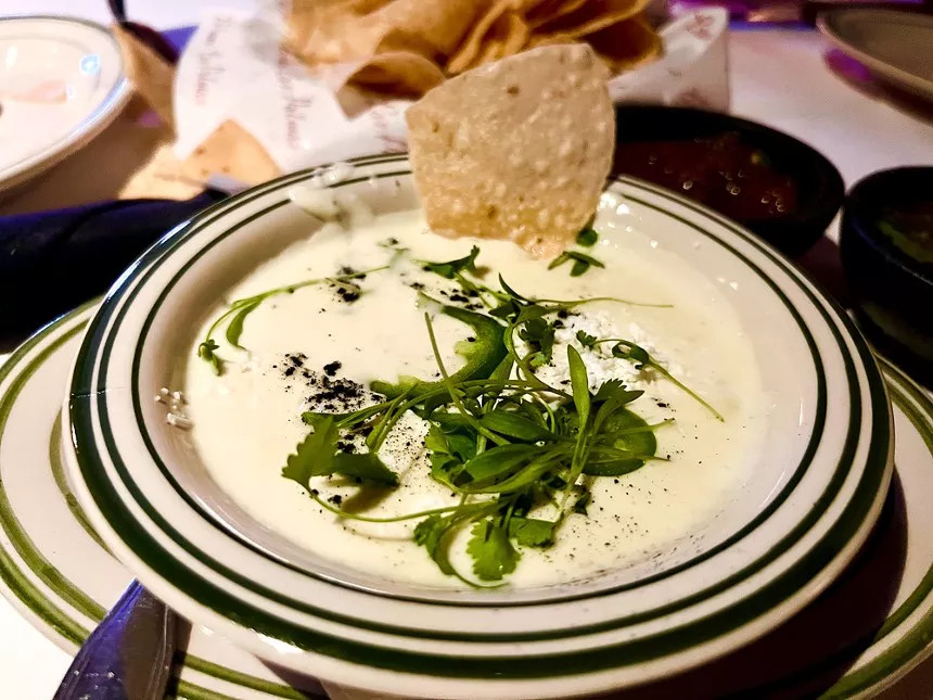 Queso at Las Palmas