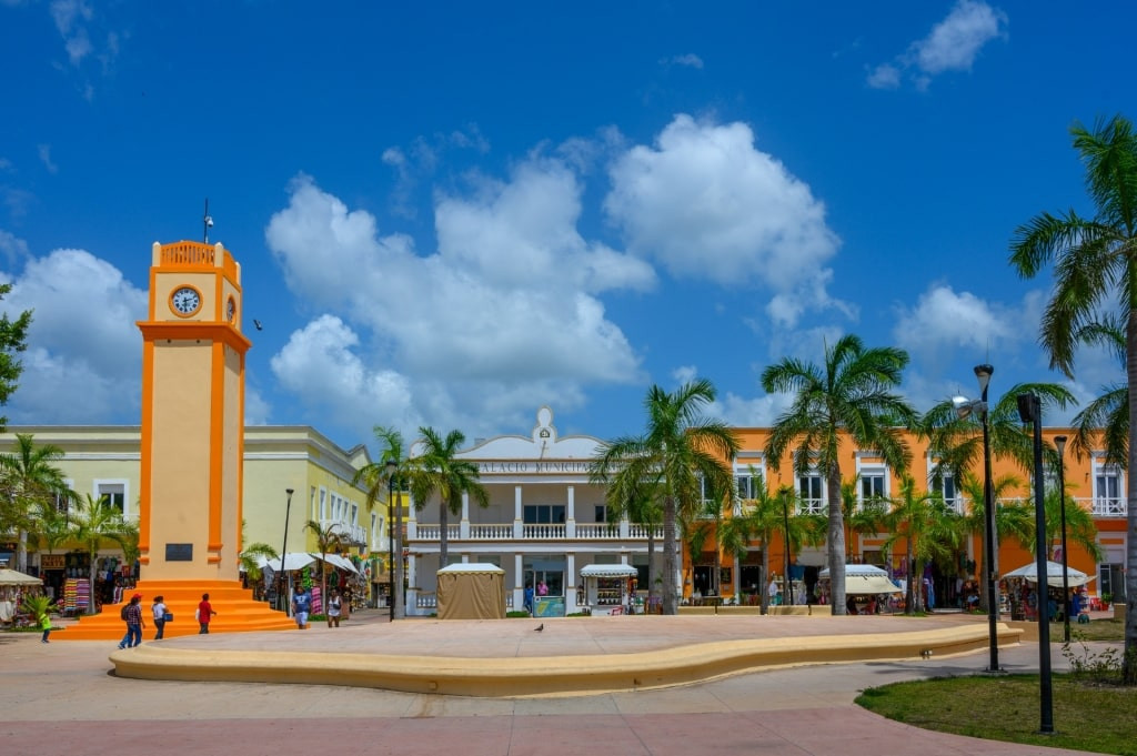 Street view of San Miguel de Cozumel