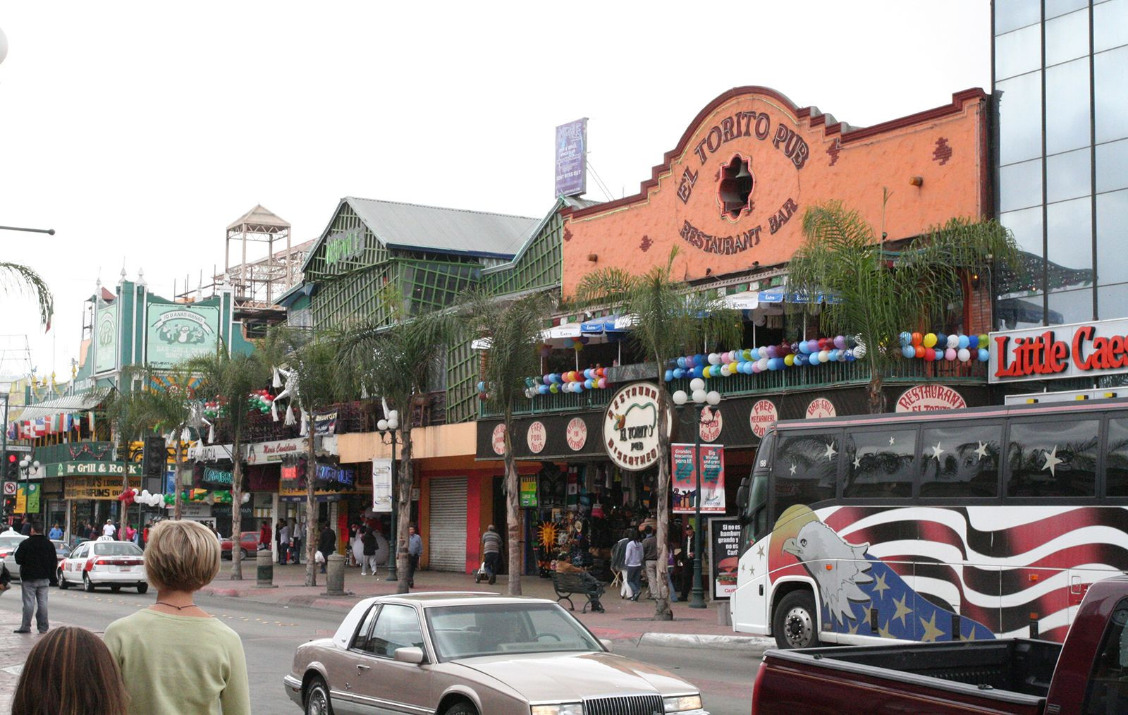 Tijuana, Mexico, on the Baja California peninsula.