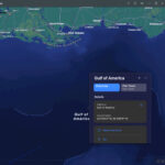 Apple Maps report an issue Gulf of Mexico