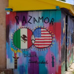 Street Art in the border town of Naco, Mexico