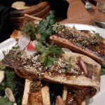 Grilled bone marrow at Comedor restaurant with fresh tortillas