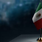 Mexican Flag on an Executive Desk