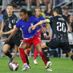 Sophia Smith scores against Mexico
