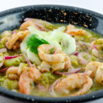 aguachile shrimp