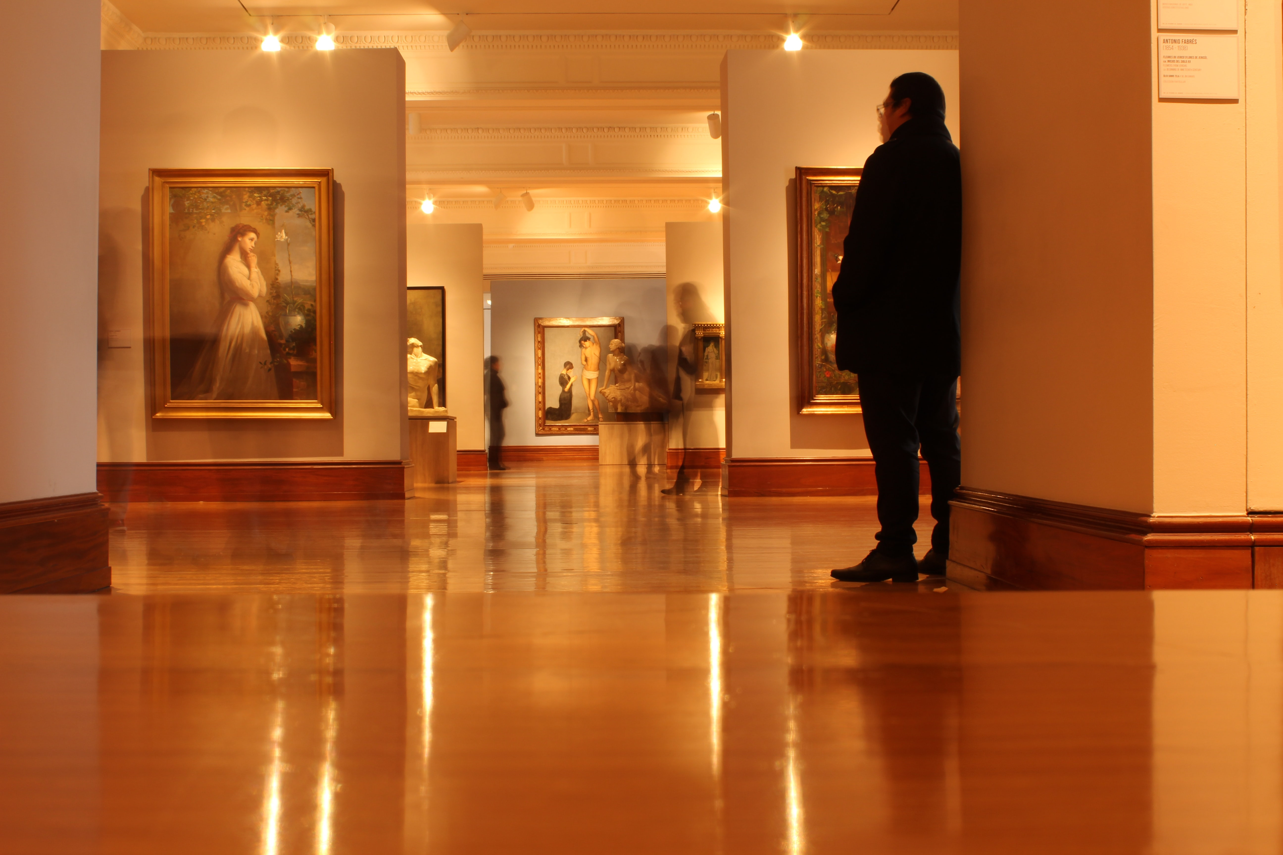 Inside an art gallery showcasing local art in Rosarito, Mexico