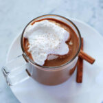 Mexican coffee with cinnamon sticks and anise
