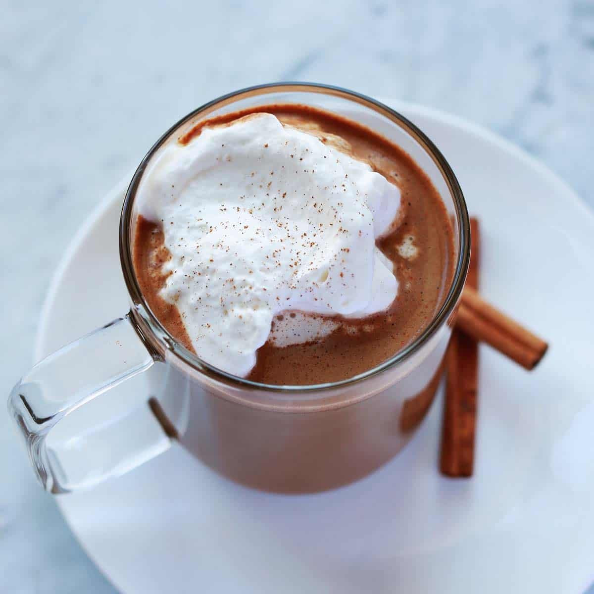 Mexican coffee with cinnamon sticks and anise