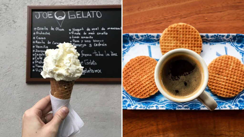 Assortment of delicious stroopwafels from Holland Wafels