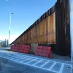 Border crossing wall from Sonoyta, MX to Lukeville, U.S.