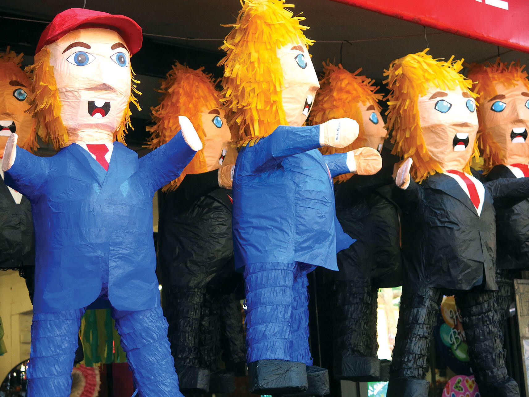 Donald Trump piñatas in 2016. 