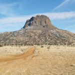 Cabezon Peak, a volcanic neck in New Mexico
