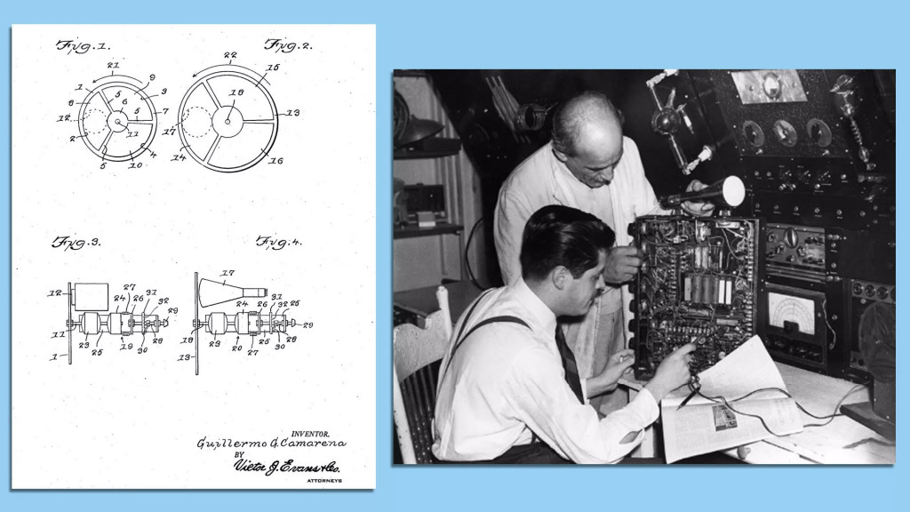 Guillermo González Camarena's chromoscopic adapter