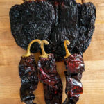 Ancho and Guajillo dried chiles for Chili con Carne