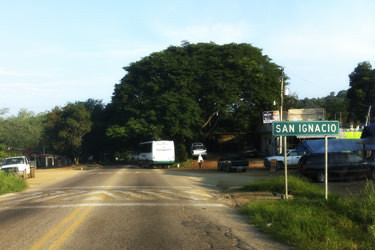 Entering San Ignacio