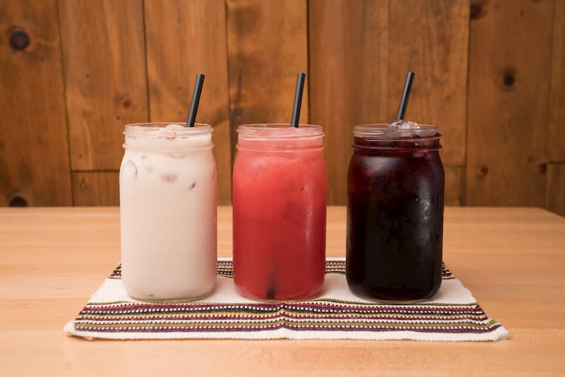 Refreshing agua de jamaica