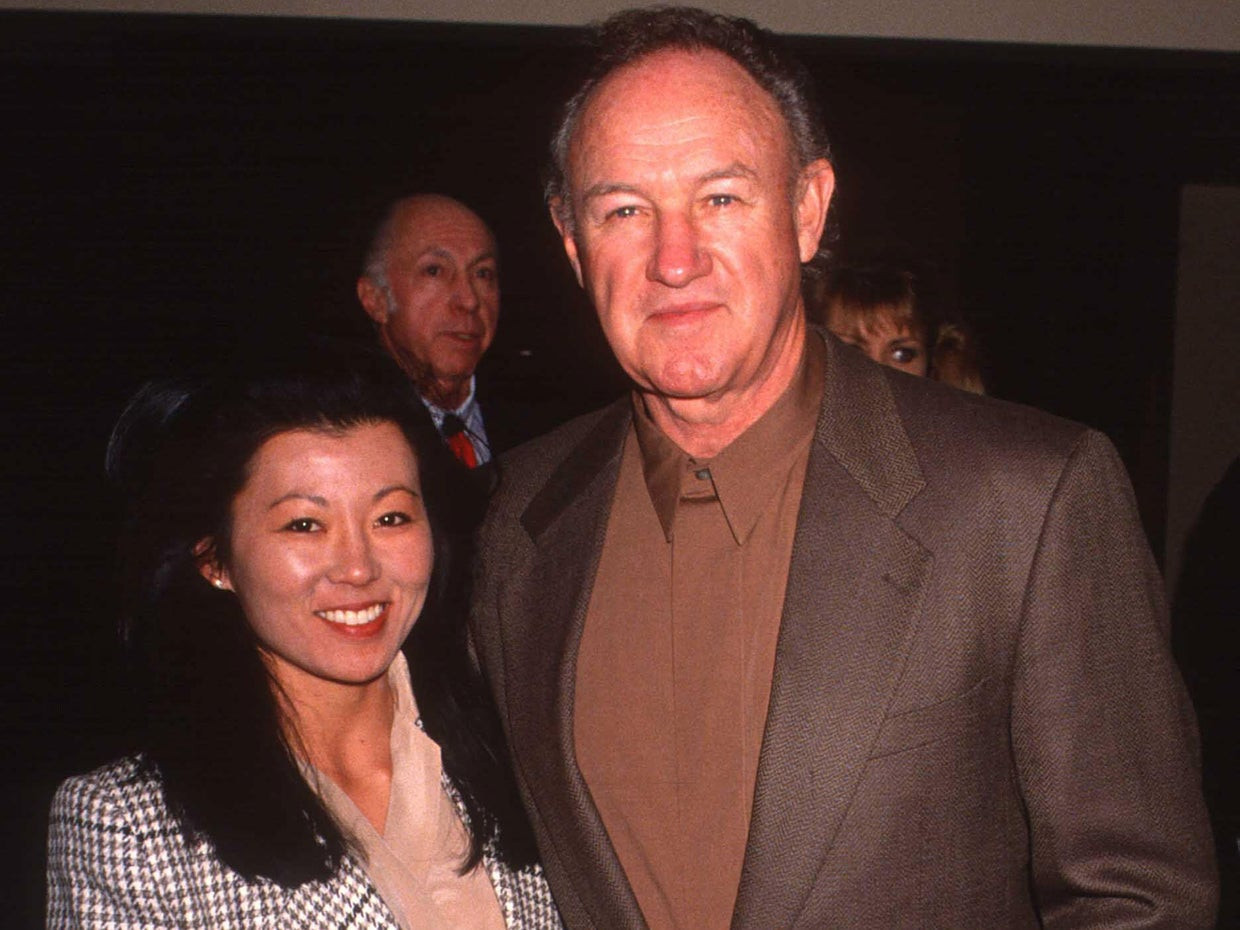 Actor Gene Hackman and his wife Betsy Arakawa at the Academy Awards, March 29, 1993.