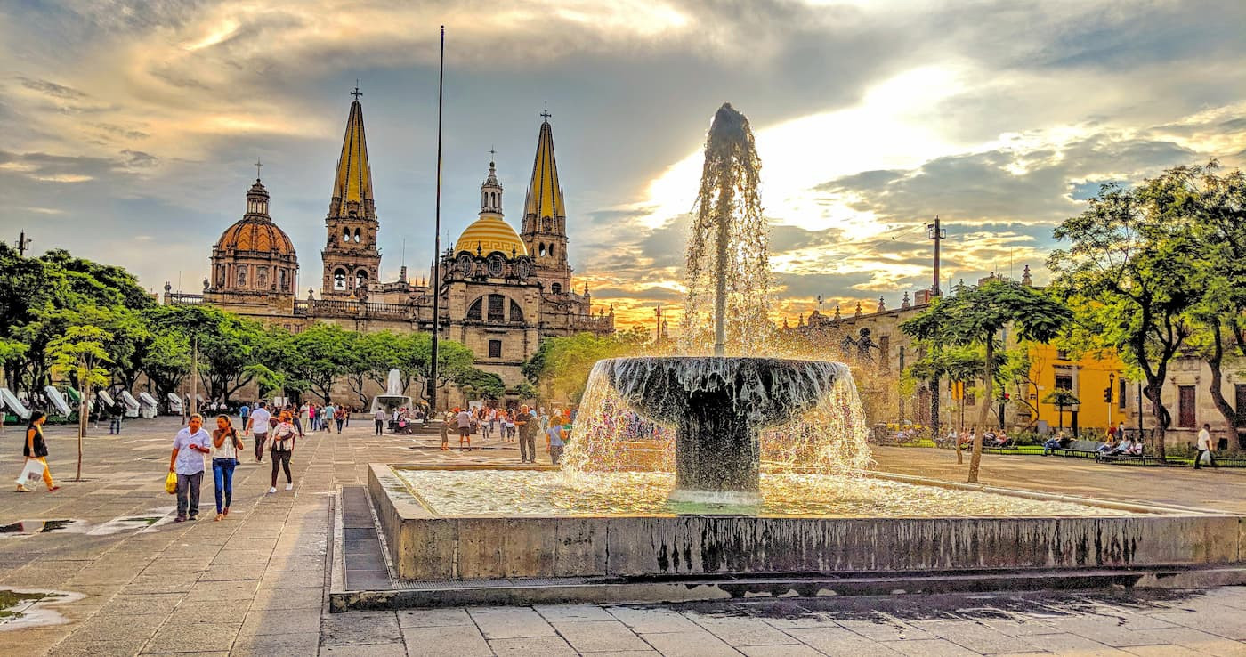 Panoramic view of Guadalajara, Mexico