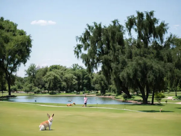 Calm Waters and Greenery at Green Meadow Lake and Park