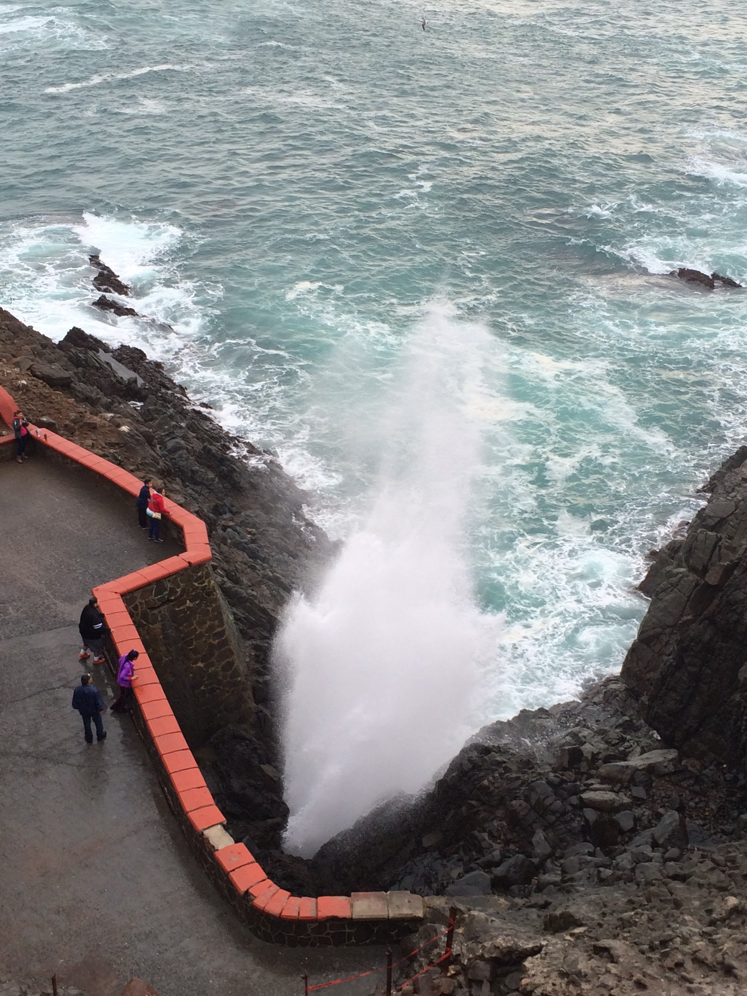 La Bufadora marine geyser, Ensenada Mexico