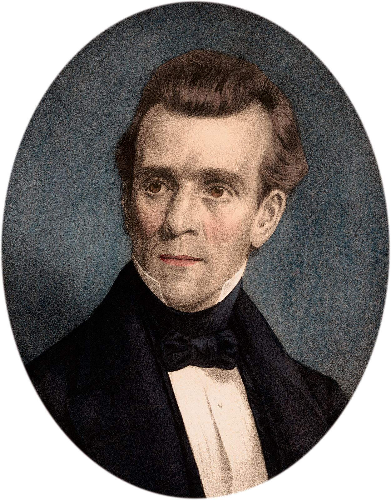 James K. Polk, c. 1846, a key figure in the Mexican-American War due to his expansionist policies