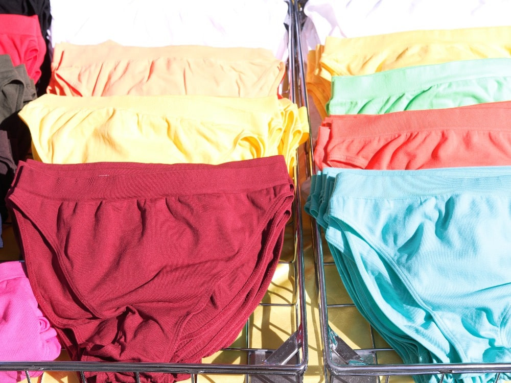 Colorful underwear for Mexican New Year