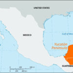 Yucatan Peninsula Map