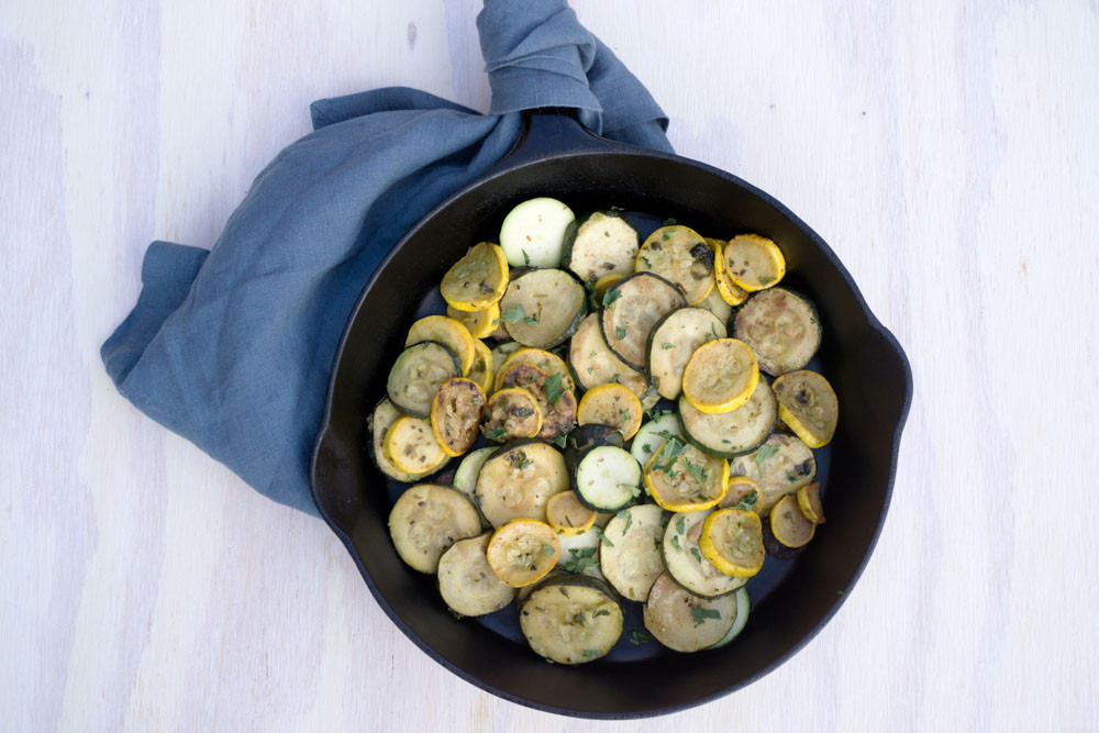 Mexican summer squash is a light, savory and slightly spiced side dish inspired by the street food of Mexico and designed for spring nights and summer barbeques. Quick, easy, ready in minutes, and bound to step-up your steak game.
