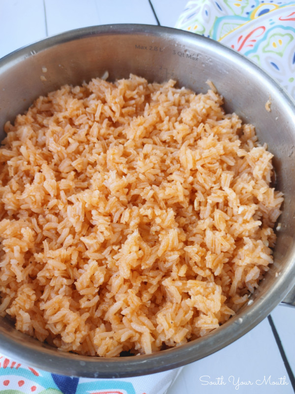 Different styles of Mexican rice