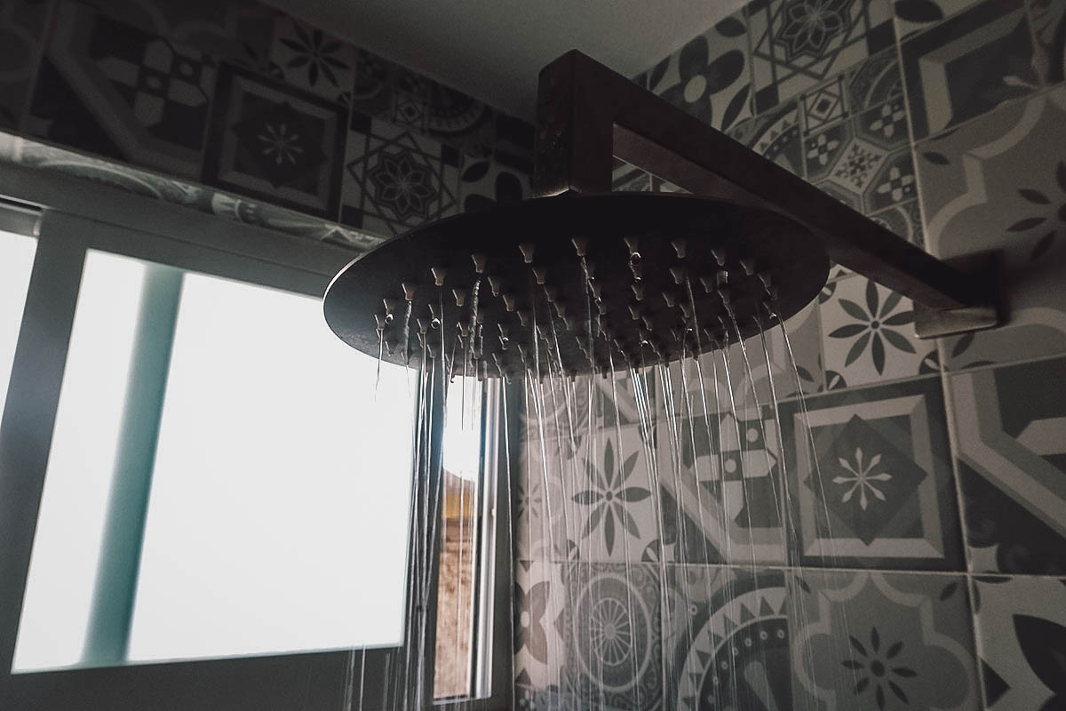 Shower in Mexico