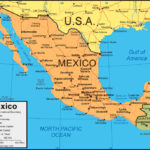 Political Map of Mexico States and Cities