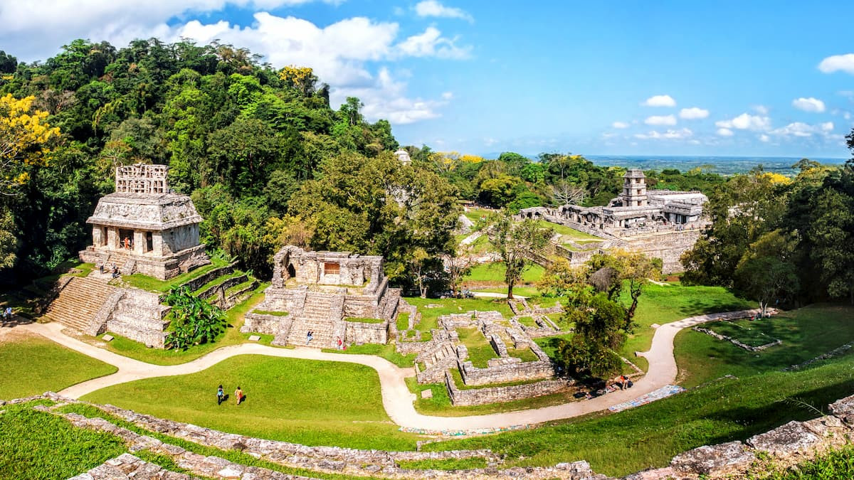 Ancient Maya City in Chiapas, Mexico