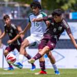 Mexico Sub-23 players celebrating a goal