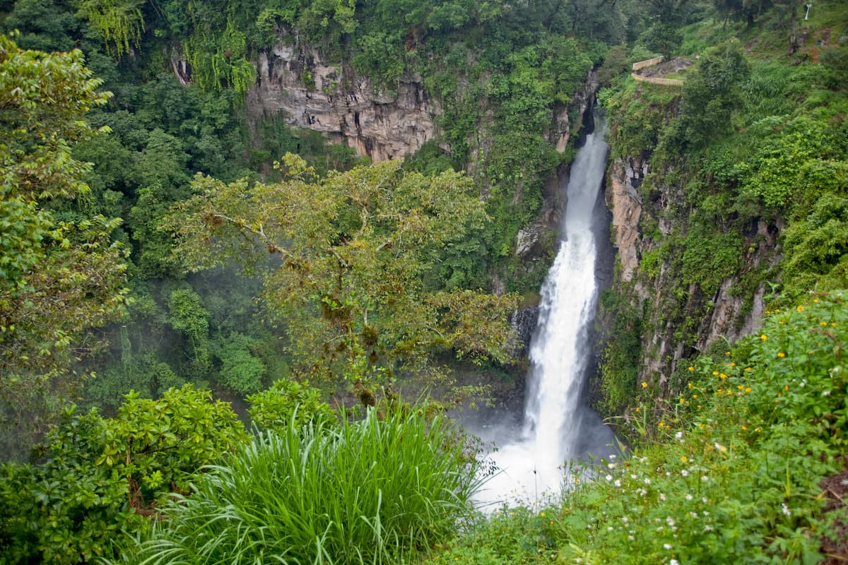 Picturesque Xico Waterfalls near Veracruz, Mexico